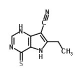 CAS#: 473998-07-1， 6-Ethyl-4-Thioxo-4,5-Dihydro-1H-Pyrrolo[3,2-d]Pyrimidine-7-Carbonitrile