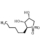 CAS#: 474383-87-4， (2S,3R,4S)-2-Pentyltetrahydro-3,4-Thiophenediol 1,1-Dioxide