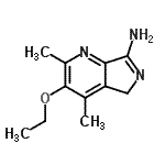 CAS#: 474554-88-6， 3-Ethoxy-2,4-Dimethyl-5H-Pyrrolo[3,4-b]Pyridin-7-Amine