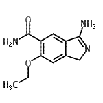 CAS#: 474554-90-0， 3-Amino-6-Ethoxy-1H-Isoindole-5-Carboxamide