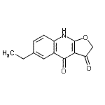 CAS#: 474764-16-4， 6-Ethylfuro[2,3-b]Quinoline-3,4(2H,9H)-Dione