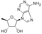 结构式 CAS# 4754-39-6, 脱氧腺苷