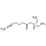 CAS 登录号：475467-02-8， 二甲基(2-氧代-6-辛炔-1-基)膦酸酯