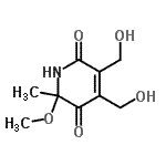 CAS#: 475571-47-2， 3,4-Bis(Hydroxymethyl)-6-Methoxy-6-Methyl-1,6-Dihydro-2,5-Pyridinedione