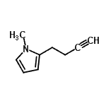 CAS#: 475637-87-7， 2-(3-Butyn-1-Yl)-1-Methyl-1H-Pyrrole