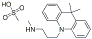 CAS 登录号：4757-58-8， 9,9-二甲基-10-(3-(甲基氨基)丙基)-二氢吖啶单甲烷磺酸盐