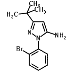 CAS#: 476637-04-4， 1-(2-Bromophenyl)-3-(2-Methyl-2-Propanyl)-1H-Pyrazol-5-Amine