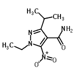 CAS#: 476687-45-3， 1-Ethyl-3-Isopropyl-5-Nitro-1H-Pyrazole-4-Carboxamide