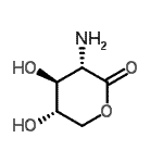CAS#: 477329-35-4， (3S,4S,5S)-3-Amino-4,5-Dihydroxy-Tetrahydropyran-2-One