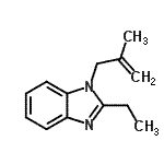CAS#: 477544-35-7， 2-Ethyl-1-(2-Methyl-2-Propen-1-Yl)-1H-Benzimidazole