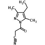 CAS#: 477709-76-5， 3-(4-Ethyl-3,5-Dimethyl-1H-Pyrazol-1-Yl)-3-Oxopropanenitrile
