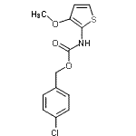 CAS#: 477845-97-9， 4-Chlorobenzyl (3-Methoxy-2-Thienyl)Carbamate