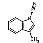 CAS#: 477862-62-7， 3-Methyl-1H-Indole-1-Carbonitrile