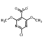 CAS#: 478010-54-7， 2-Chloro-4,6-Dimethoxy-5-Nitropyrimidine