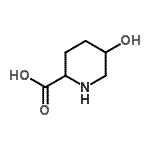 CAS#: 478409-64-2， 5-Hydroxy-2-Piperidinecarboxylic Acid
