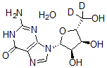 CAS#: 478511-34-1， Guanosine-5',5'-C-D2 Monohydrate