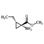CAS#: 478945-20-9， Methyl (1R,2S)-1-Amino-2-Ethylcyclopropanecarboxylate