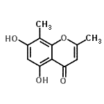 CAS 登录号：479-06-1， 5,7-二羟基-2,8-二甲基-4H-苯并吡喃-4-酮