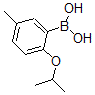 structure of CAS# 480438-71-9, B-[5-Methyl-2-(1-Methylethoxy)Phenyl]-Boronic Acid;Boronic Acid, [5-Methyl-2-(1-Methylethoxy)Phenyl]- (9CI);Boronic Acid, B-[5-Methyl-2-(1-Methylethoxy)Phenyl]-