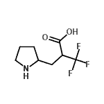 CAS 登录号：480438-82-2， 3,3,3-三氟-2-(2-吡咯烷基甲基)丙酸