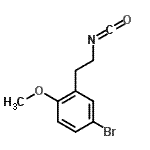 CAS#: 480439-04-1， 4-Bromo-2-(2-Isocyanatoethyl)-1-Methoxybenzene