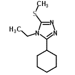 CAS#: 482650-97-5， 3-Cyclohexyl-4-Ethyl-5-(Methylsulfanyl)-4H-1,2,4-Triazole