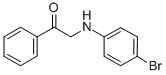 structure of CAS# 4831-21-4, 2-(4-Bromoanilino)-1-Phenyl-1-Ethanone;2-(4-BROMOANILINO)-1-PHENYL-1-ETHANONE;2-(4-Bromoanilino)-1-Phenylethan-1-One