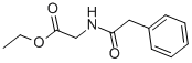 structure of CAS# 4838-35-1, Ethyl 2-[(2-Phenylacetyl)Amino]Acetate;2-[(1-Oxo-2-Phenylethyl)Amino]Acetic Acid Ethyl Ester;2-[(2-Phenylacetyl)Amino]Acetic Acid Ethyl Ester;Ethyl 2-(2-Phenylethanoylamino)Ethanoate