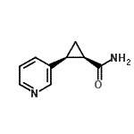 CAS#: 484654-42-4， (1R,2S)-2-(3-Pyridinyl)Cyclopropanecarboxamide