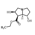 CAS#: 484687-13-0， Ethyl (1R,2R,7S,7aR)-2,7-Dihydroxyhexahydro-1H-Pyrrolizine-1-Carboxylate