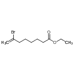 structure of CAS# 485320-25-0, Ethyl 7-Bromo-7-Octenoate;Ethyl 7-bromo-7-octenoate;Ethyl 7-bromooct-7-enoate;Ethyl 7-bromooct-7-enoate 97%