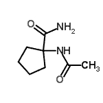 CAS#: 4854-56-2， 1-Acetamidocyclopentanecarboxamide