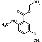 CAS#: 485810-84-2， Ethyl 5-Methoxy-2-(Methylamino)Benzoate
