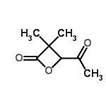 CAS#: 486405-04-3， 4-Acetyl-3,3-Dimethyl-2-Oxetanone