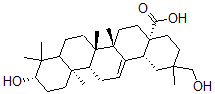 CAS 登录号：4871-87-8， (20R)-3Β,29-二羟基齐墩果-12-烯-28-酸