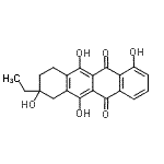 CAS#: 4877-81-0， 8-Ethyl-1,6,8,11-Tetrahydroxy-7,8,9,10-Tetrahydro-5,12-Tetracenedione