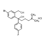 CAS#: 488148-10-3， 1-[4-Bromo-2-(Hydroxymethyl)Phenyl]-4-(Dimethylamino)-1-(4-Fluorophenyl)-1-Butanol Hydrochloride (1:1)