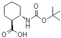 structure of CAS# 488703-60-2, (1S,2S)-Boc-2-Aminocyclohexane Carboxylic Acid;(1S,2S)-BOC-2-AMINOCYCLOHEXANE CARBOXYLIC ACID;(1S,2S)-BOC-ACHC