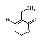 CAS#: 488800-35-7， 4-Bromo-3-Ethyl-5,6-Dihydro-2H-Pyran-2-One