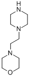 structure of CAS# 4892-89-1, 1-[2-(Morpholin-4-Yl)-Ethyl]-Piperazine;4-[2-(1-Piperazine-1,4-Diiumyl)Ethyl]Morpholin-4-Ium;Zinc02556740