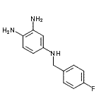 CAS#: 491871-67-1， N<Sup>4</Sup>-(4-Fluorobenzyl)-1,2,4-Benzenetriamine