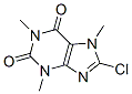 structure of CAS# 4921-49-7, 8-Chloro-3,7-Dihydro-1,3,7-Trimethyl-1H-Purine-2,6-Dione;8-Chloro-1,3,7-Trimethyl-Purine-2,6-Dione;8-Chloro-1,3,7-Trimethyl-Xanthine;Ab-323/25048559