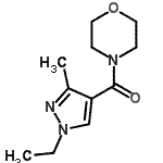 CAS#: 492424-00-7， (1-Ethyl-3-Methyl-1H-Pyrazol-4-Yl)(4-Morpholinyl)Methanone