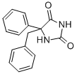 结构式 CAS# 4927-43-9, 5-苄基-5-苯基咪唑烷-2,4-二酮