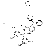 structure of CAS# 494227-31-5, 1,2,3,4,5-Cyclopentanepentayl, Compd. With 1-[(1S)-1-[Bis(3,5-Dimethylphenyl)Phosphino]Ethyl]-2-[2-(Diphenylphosphino)Phenyl]-1,2,3,4,5-Cyclopentanepentayl, Iron Salt (1:1:1);(R)-1-{(R<wbr>)-2-[2-(D<wbr>iphenylph<wbr>osphino)p<wbr>henyl]fer<wbr>rocenyl}e<wbr>thyldi(3,<wbr>5-xylyl)p<wbr>hosphine;(R)-1-{(R<wbr>P)-2-[2-(<wbr>Diphenylp<wbr>hosphino)<wbr>phenyl]fe<wbr>rrocenyl}<wbr>ethyldi(3<wbr>,5-xylyl)<wbr>phosphine;Walphos SL-W006-1