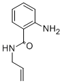结构式 CAS# 4943-82-2, N-烯丙基-2-氨基苯甲酰胺