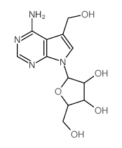 CAS#: 49558-38-5， 4-Amino-7-beta-D-Ribofuranosyl-7H-Pyrrolo[2,3-d]Pyrimidine-5-Methanol