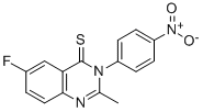 CAS#: 49579-50-2， 6-Fluoro-2-Methyl-3-(4-Nitrophenyl)-4(3H)-Quinazolinethione