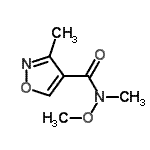 CAS#: 496870-91-8， N-Methoxy-N,3-Dimethyl-1,2-Oxazole-4-Carboxamide