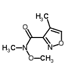 CAS#: 496871-07-9， N-Methoxy-N,4-Dimethyl-1,2-Oxazole-3-Carboxamide